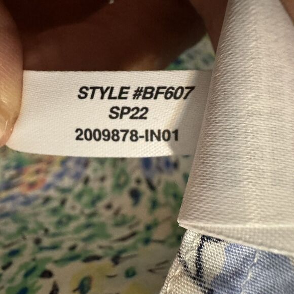 CREWCUTS Boys Size 14 Flex Washed Slim Fit Floral Shirt Short Sleeve Button Down - Picture 6 of 6